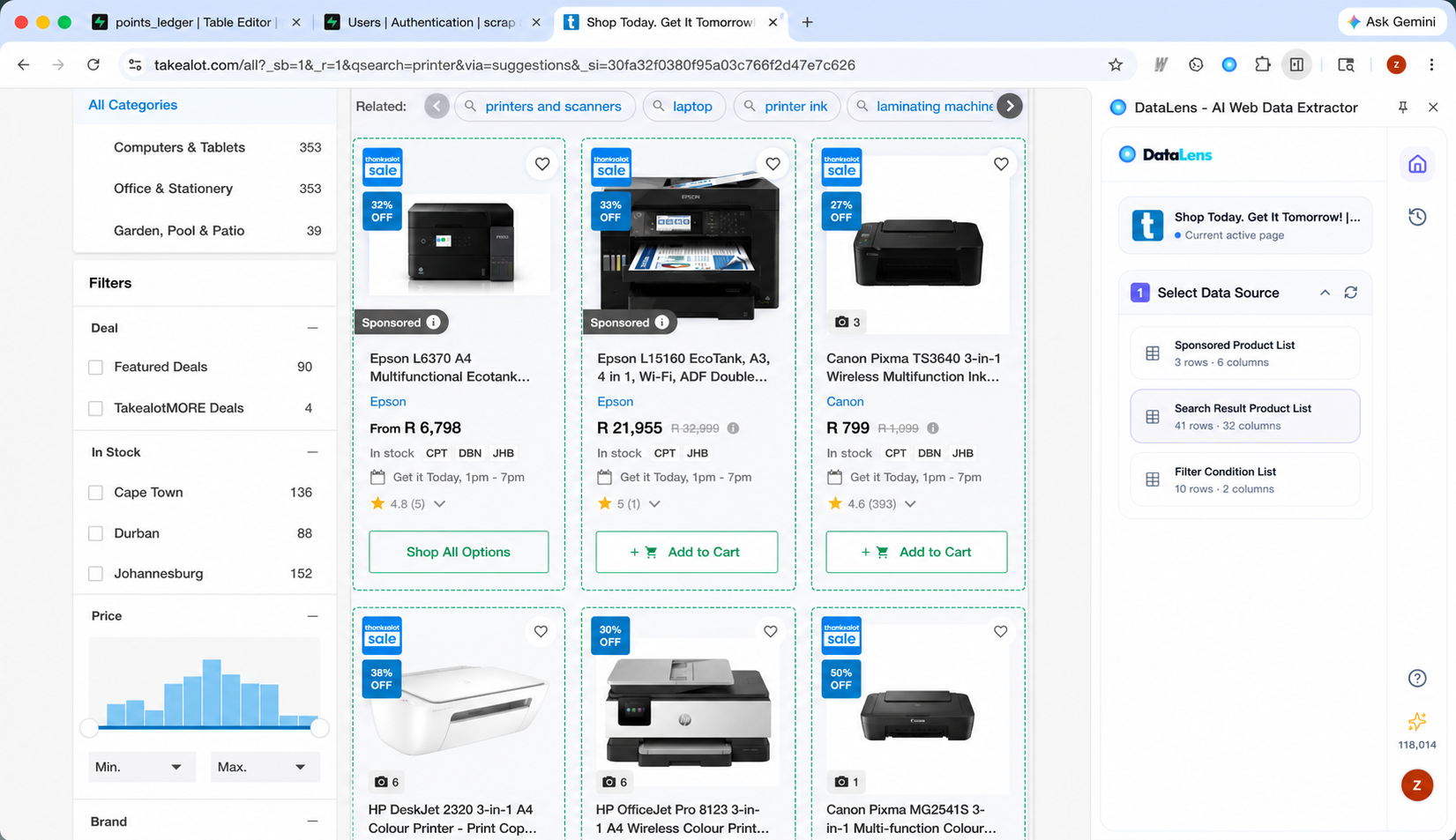 Select a data source